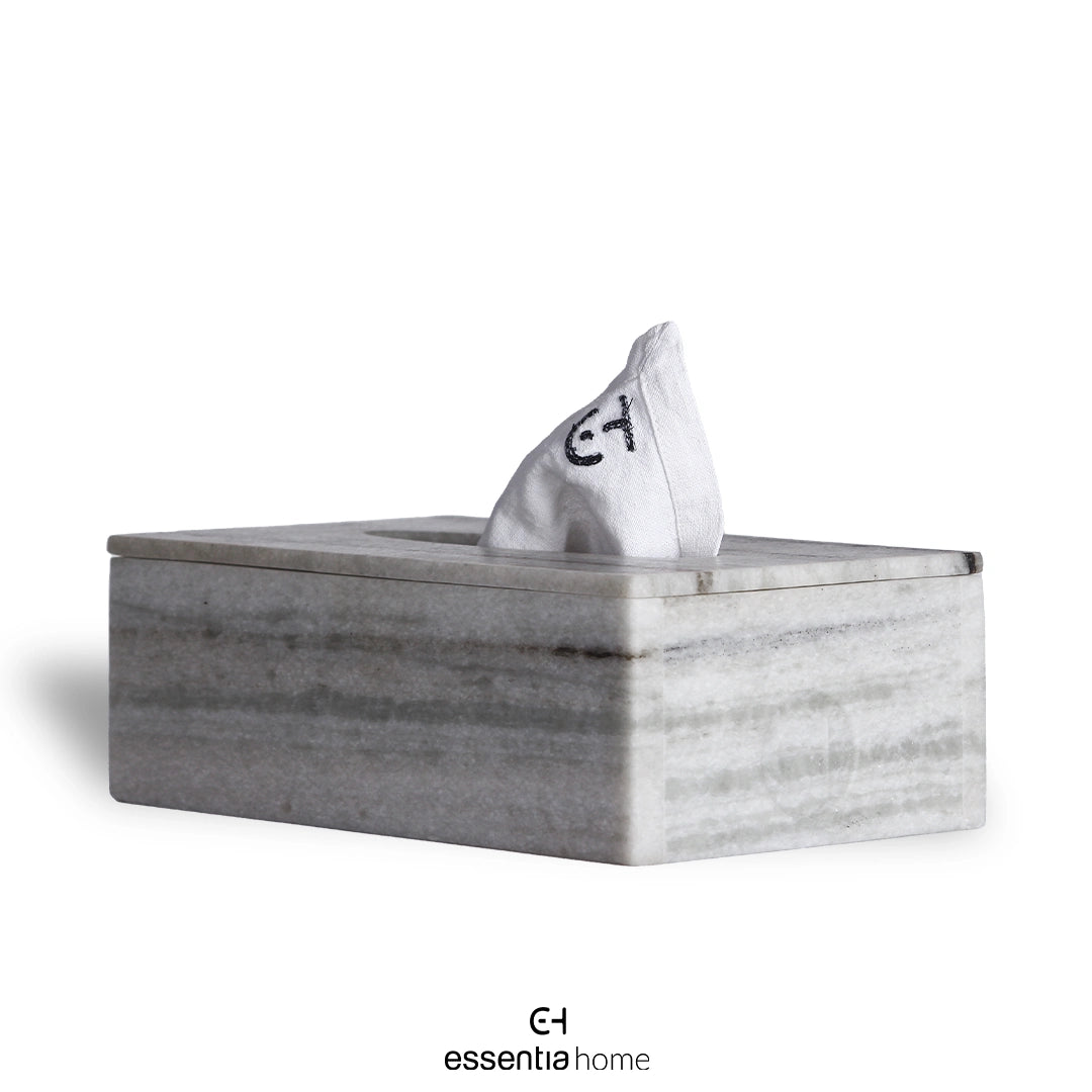 Tissue Box in Natural Stone – Essentia Home