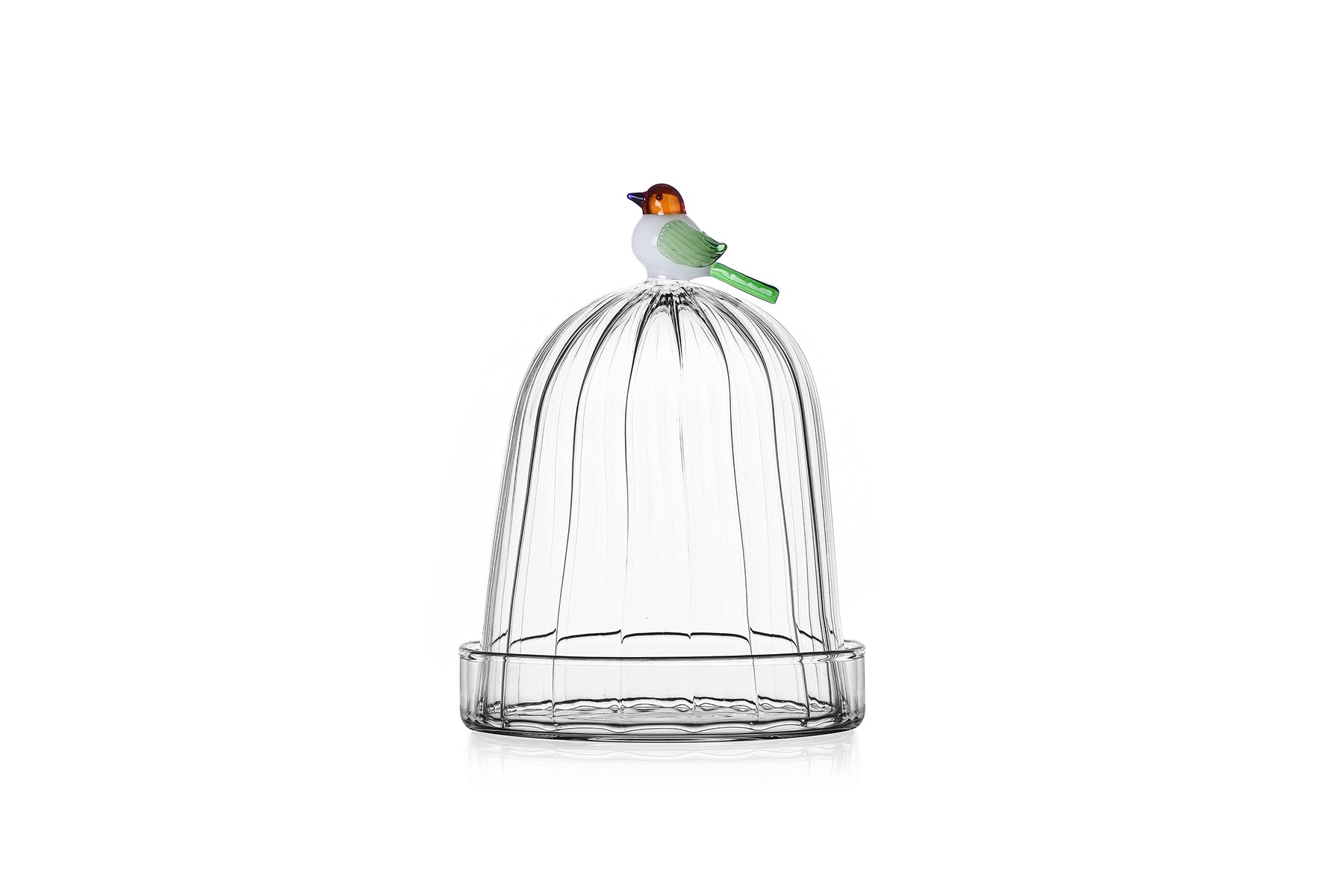 ANIMAL FARM Optic Dome with Dish-Bird (Small)