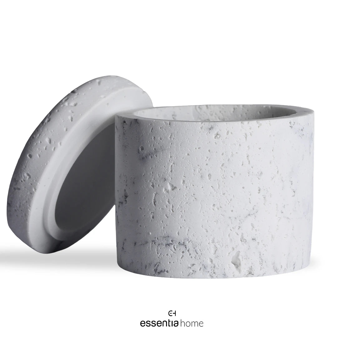 Suds Storage Jar Marble White | Rove