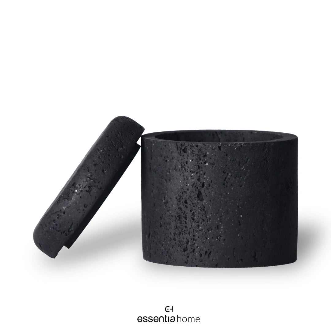 Suds Storage Jar Marble Black | Rove