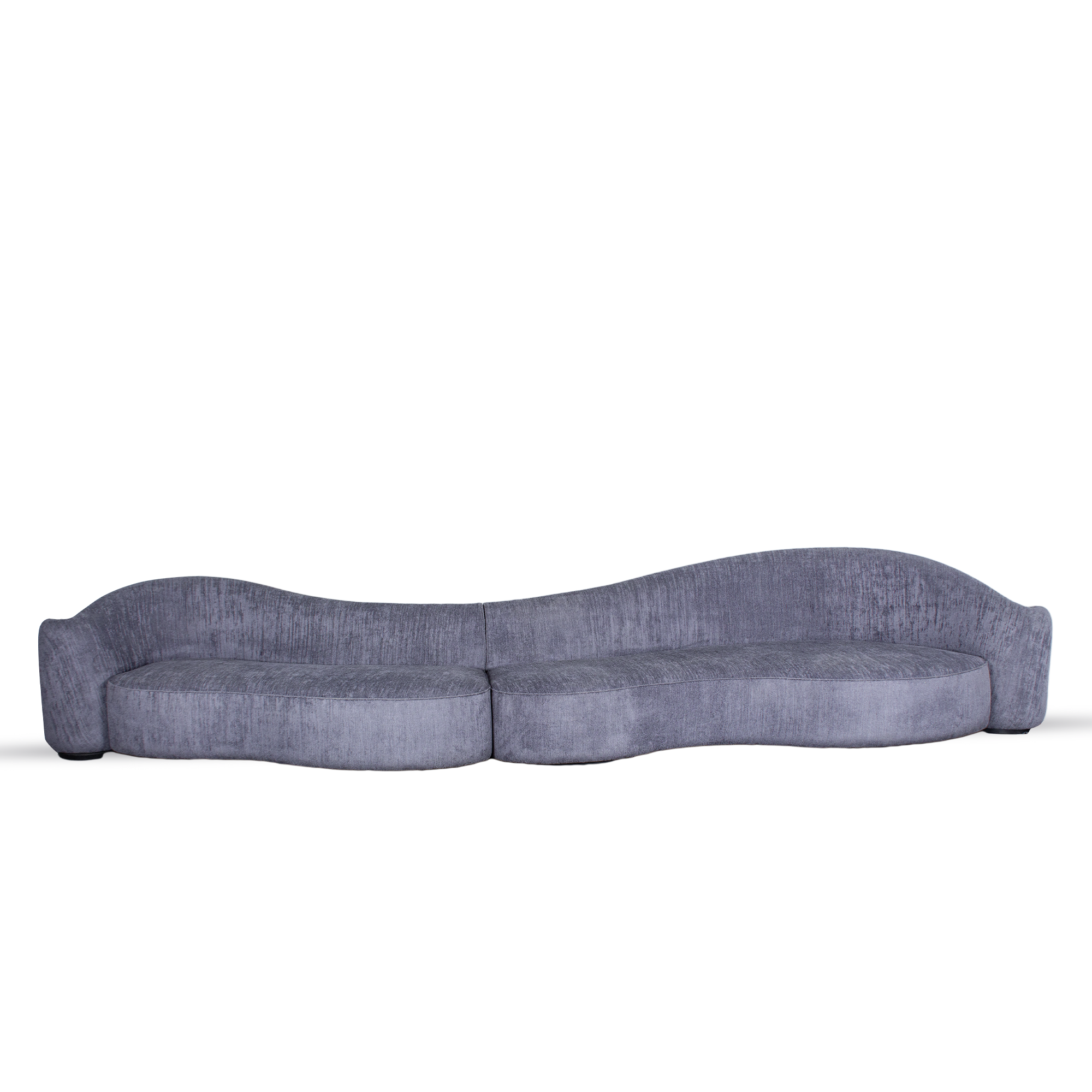 Nocturne Sofa – Velvet Depth Meets Cinematic Curves