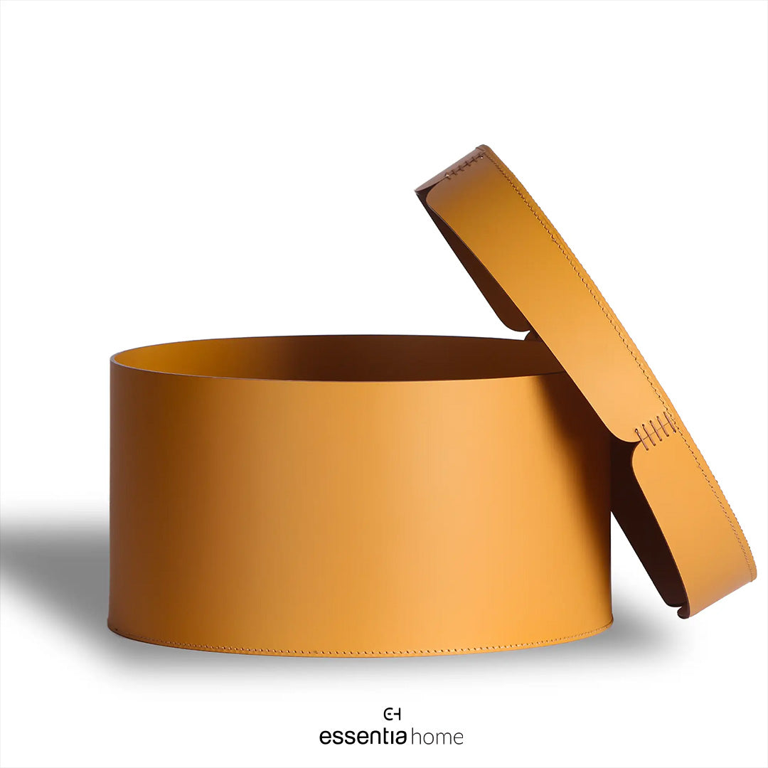 EH Round Storage Box Medium – Nude Tan