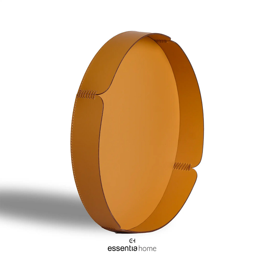 EH Round Tray Large – Nude Tan