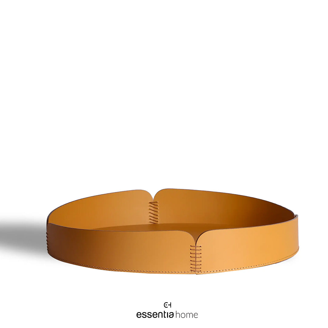 EH Round Tray Small – Nude Tan