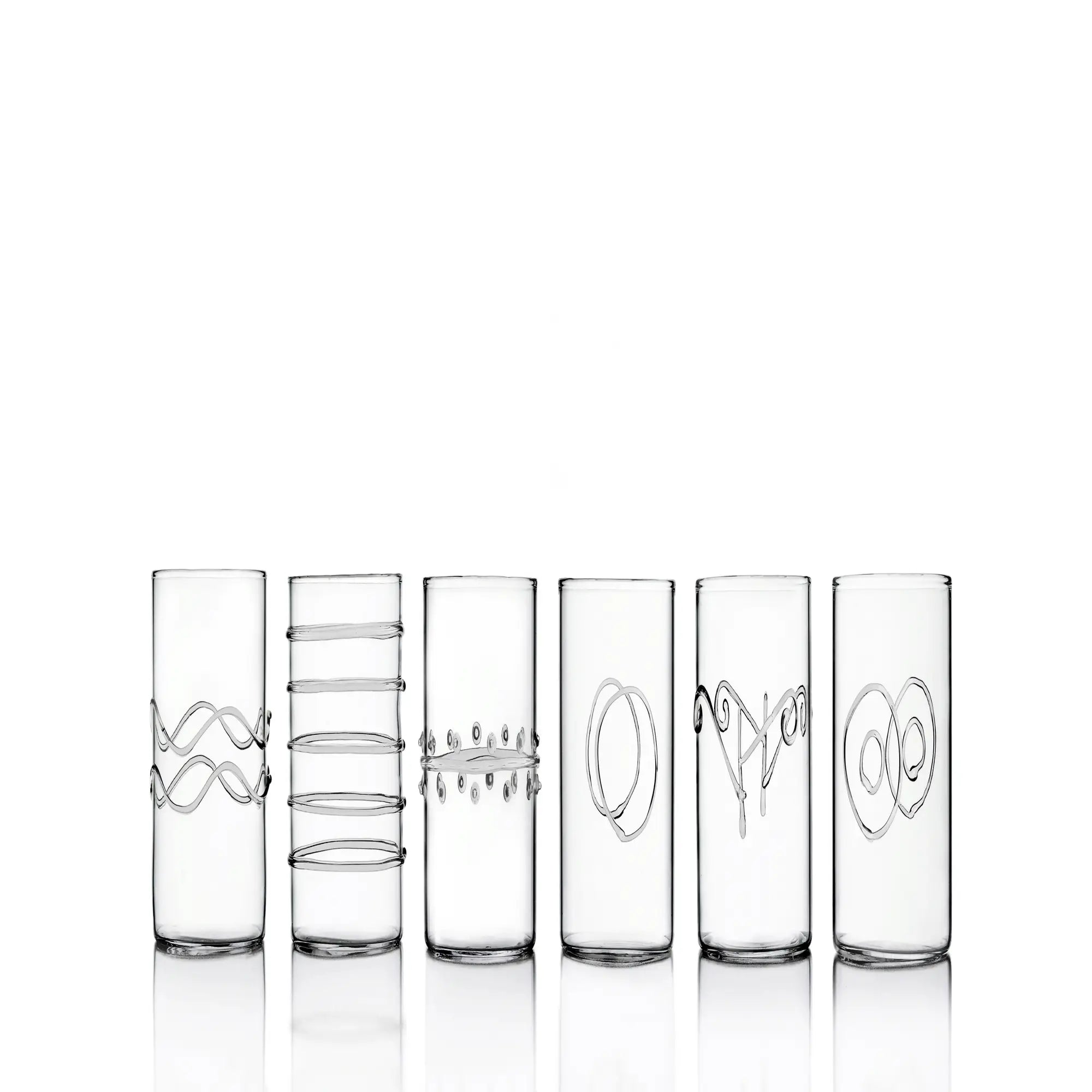 DECO' CLEAR - Set 6 pcs Longdrink Assorted