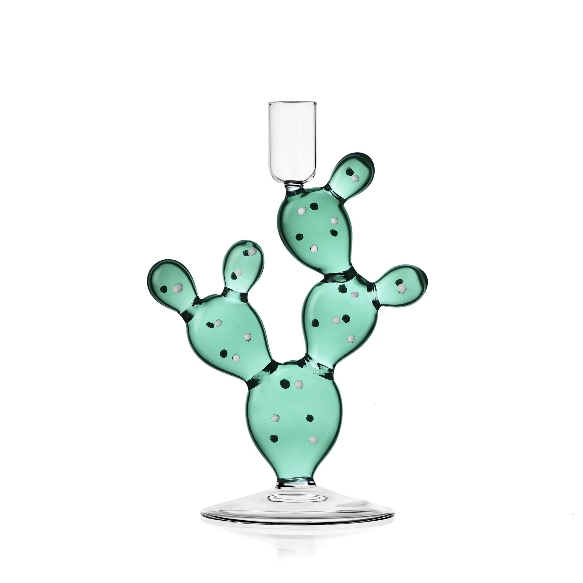 DESERT PLANTS - Candleholder Turquoise Cactus