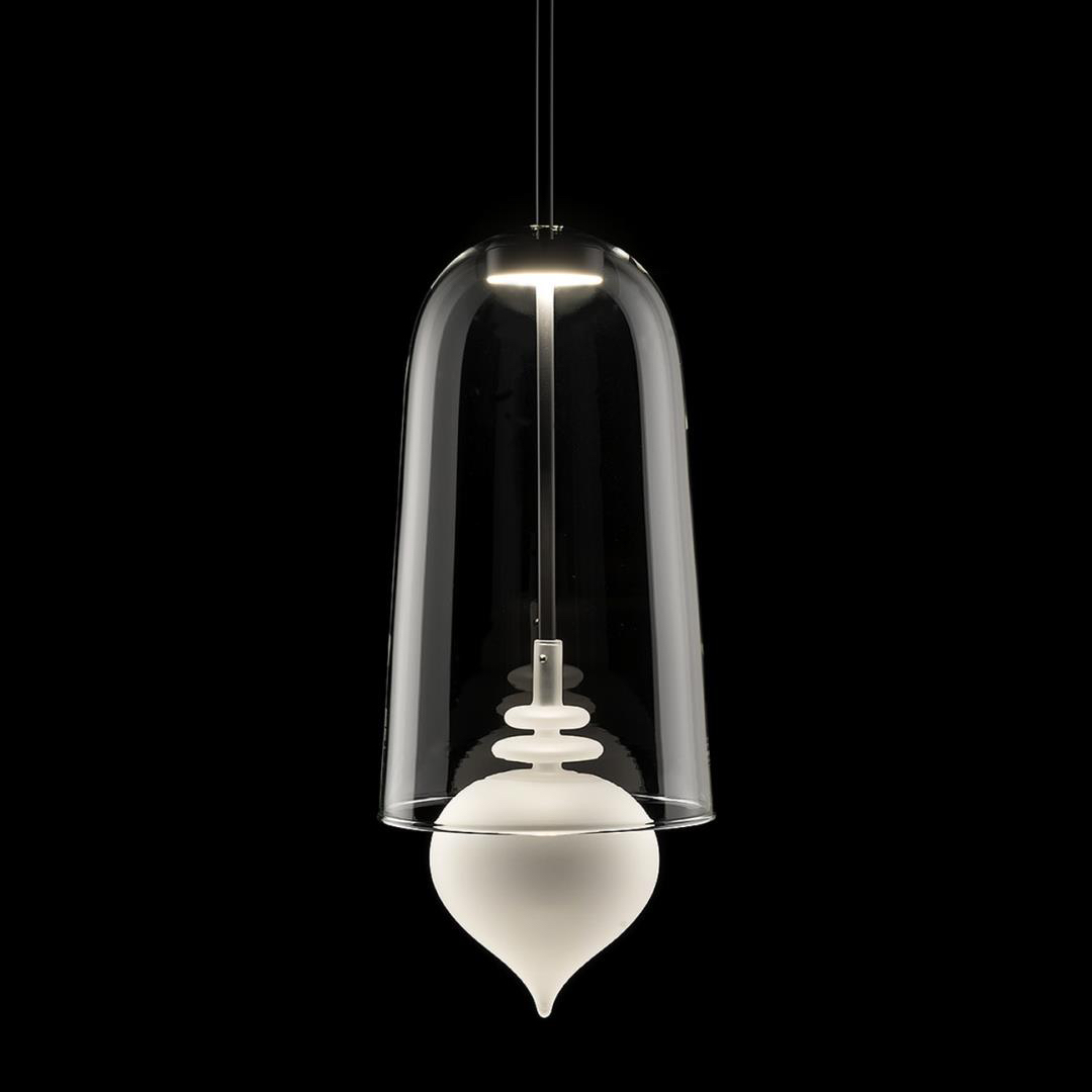 GHANTA SUSPENSION Transparent - Frosted Lamp