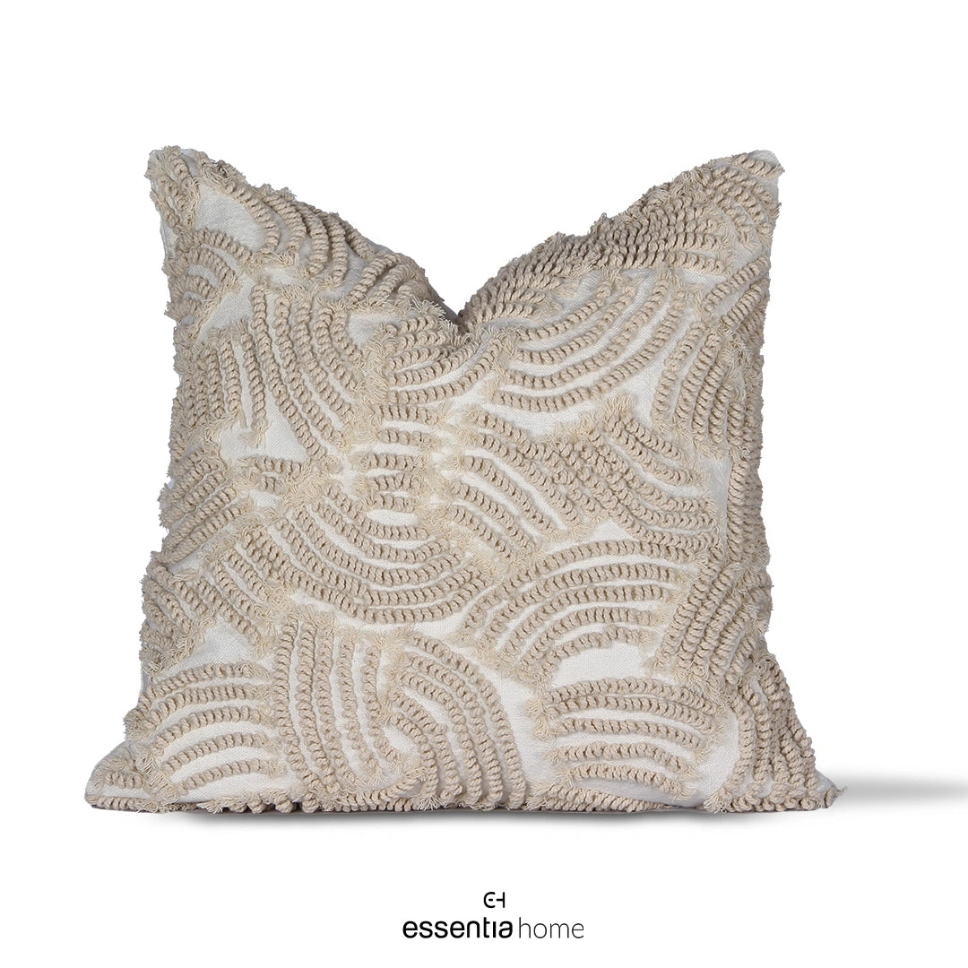 Sand Dune Textured Throw Pillow COVER