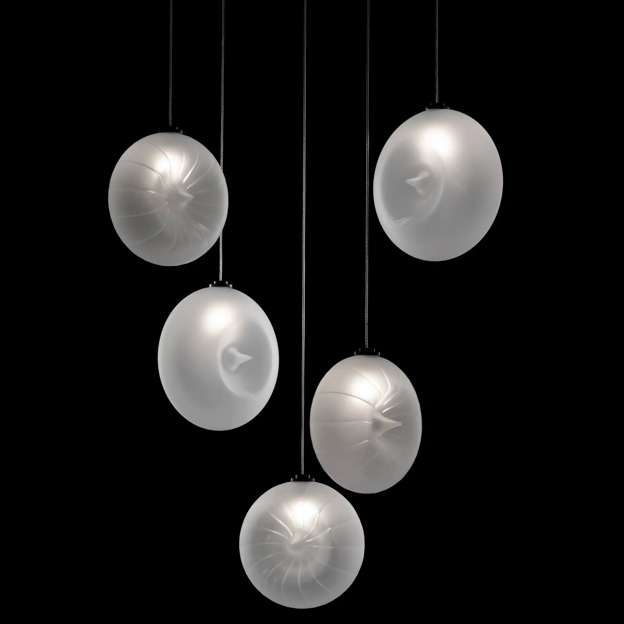 BLENDA Vertical Large – Frosted Glass Pendant Light 18.5cm