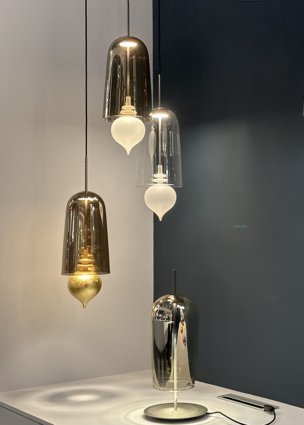GHANTA SUSPENSION Transparent - Frosted Lamp
