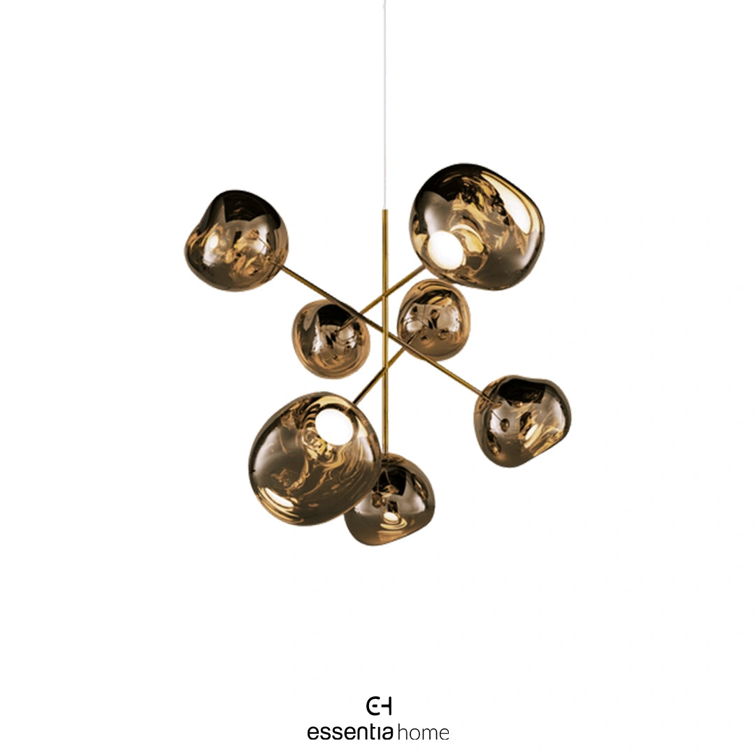 Melt Chandelier Large Gold