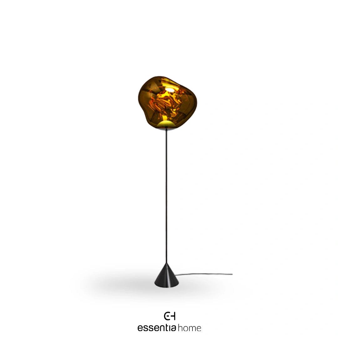 Melt Cone Slim Floor Gold LED