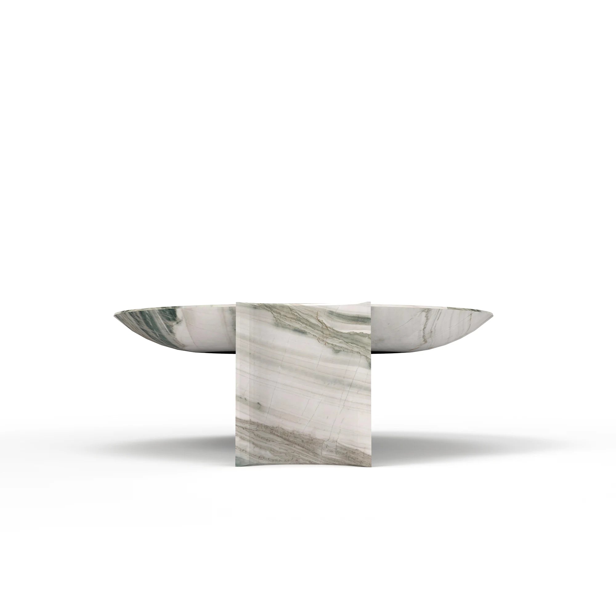 Tafura Coffee Table – A Symphony of Stone and Metal